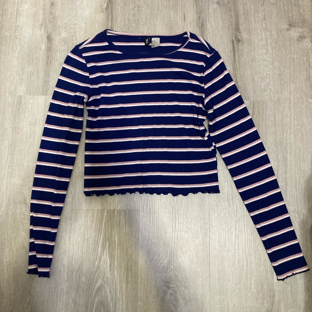 Striped Long Sleeve Shirt H&M